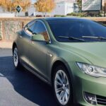 Car Wrap Company Henderson Nevada: Tesla Military Green Front